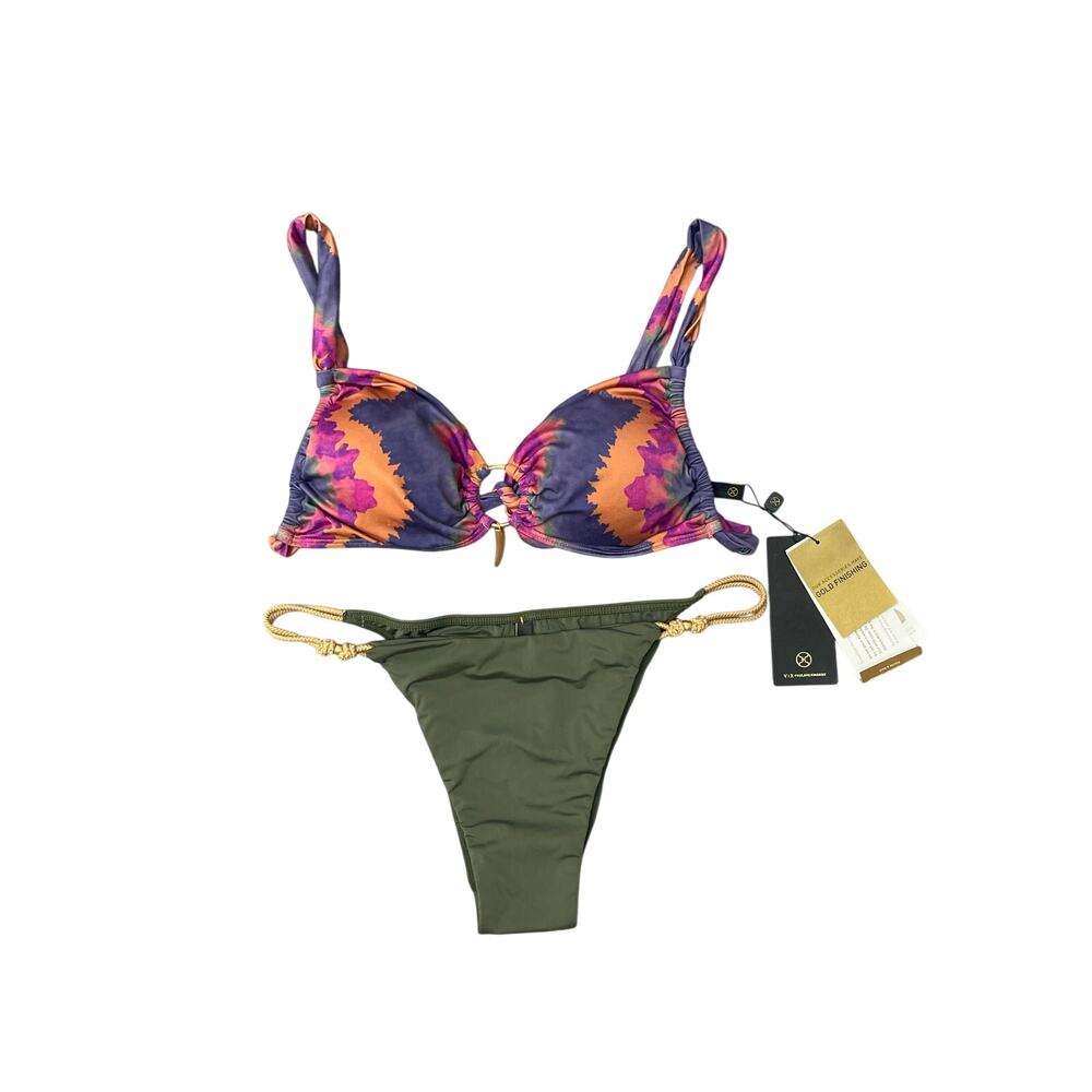 NEW Vix Paula Hermanny Swimsuit Bikini Size XL D-Cup Sexy Summer Beach Resort